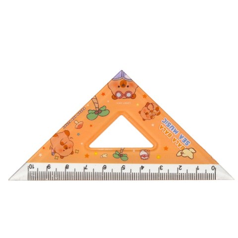 LEAN Zestaw Przybory Geometryczne Kapibara Linijka Kątomierz Ekierki 4el LEAN Zestaw Przybory Geometryczne Kapibara Linijka Kątomierz Ekierki 4el