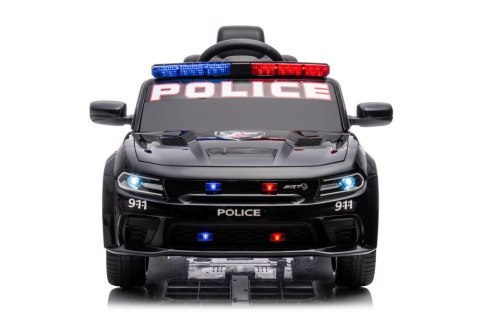 LEAN CARS Auto Na Akumulator Dodge Charger Policyjny Czarny LEAN CARS Auto Na Akumulator Dodge Charger Policyjny Czarny