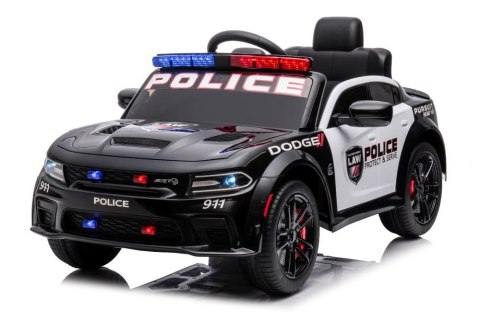 LEAN CARS Auto Na Akumulator Dodge Charger Policyjny Czarny LEAN CARS Auto Na Akumulator Dodge Charger Policyjny Czarny