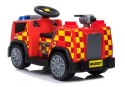 LEAN CARS Auto na akumulator Wóz strażacki TR1911 Czerwony
