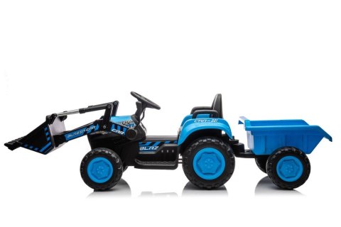 LEAN CARS Traktor Na Akumulator Z Łyżką BW-X002A Niebieski LEAN CARS Traktor Na Akumulator Z Łyżką BW-X002A Niebieski