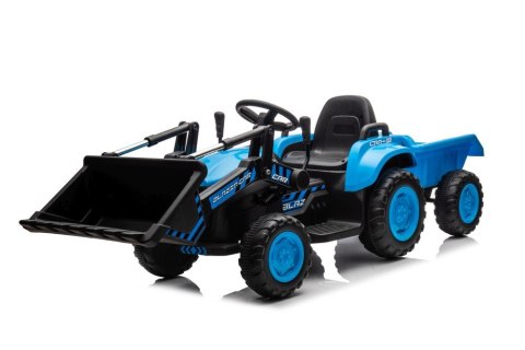 LEAN CARS Traktor Na Akumulator Z Łyżką BW-X002A Niebieski LEAN CARS Traktor Na Akumulator Z Łyżką BW-X002A Niebieski
