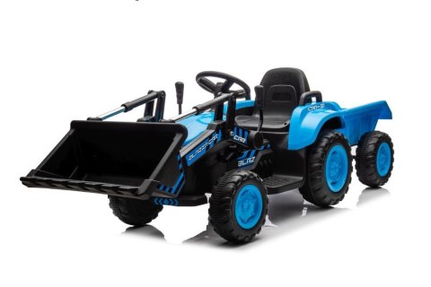 LEAN CARS Traktor Na Akumulator Z Łyżką BW-X002A Niebieski LEAN CARS Traktor Na Akumulator Z Łyżką BW-X002A Niebieski