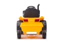LEAN CARS Traktor Koparka Na Akumulator Z Przyczepą S617 Żółty