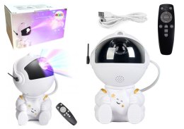 LEAN Toys Projektor Astronauta Z Gwiazdą LED USB Pilot Sterujący