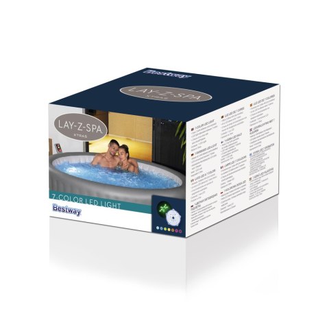 Bestway Lampka Basenowa Spa Lay-Z-Spa LED 7 kolorów Bestway 60303 Bestway Lampka Basenowa Spa Lay-Z-Spa LED 7 kolorów Bestway 60303