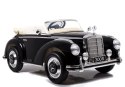 LEAN CARS Retro Auto na Akumulator Piękny Klasyk Mercedes 300S Czarny Lakierowany