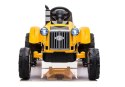 LEAN CARS Retro Traktor na Akumulator z Przyczepą CH9959 Żółty