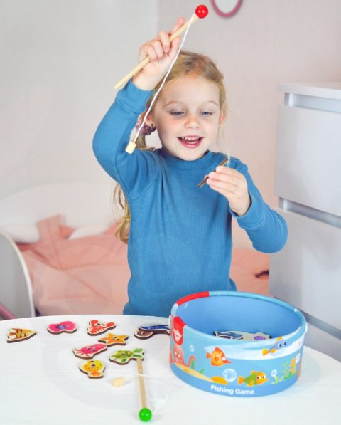 TOOKY TOY Gra Zręcznościowa Łowienie Rybek Wędkowanie TOOKY TOY Gra Zręcznościowa Łowienie Rybek Wędkowanie