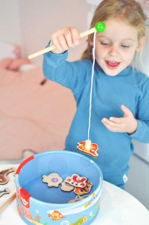 TOOKY TOY Gra Zręcznościowa Łowienie Rybek Wędkowanie TOOKY TOY Gra Zręcznościowa Łowienie Rybek Wędkowanie