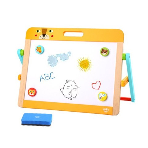TOOKY TOY Tablica Edukacyjna 2w1 Magnetyczna Kredowa dla Dzieci Magnesy Gąbka 6 el. TOOKY TOY Tablica Edukacyjna 2w1 Magnetyczna Kredowa dla Dzieci Magnesy Gąbka 6 el.