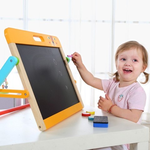 TOOKY TOY Tablica Edukacyjna 2w1 Magnetyczna Kredowa dla Dzieci Magnesy Gąbka 6 el. TOOKY TOY Tablica Edukacyjna 2w1 Magnetyczna Kredowa dla Dzieci Magnesy Gąbka 6 el.