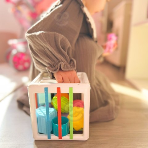 WOOPIE BABY Elastyczna Kostka Sensoryczna Sorter dla Dzieci Kolorowe Kształty 11 el. WOOPIE BABY Elastyczna Kostka Sensoryczna Sorter dla Dzieci Kolorowe Kształty 11 el.