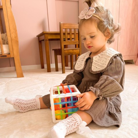 WOOPIE BABY Elastyczna Kostka Sensoryczna Sorter dla Dzieci Kolorowe Kształty 11 el. WOOPIE BABY Elastyczna Kostka Sensoryczna Sorter dla Dzieci Kolorowe Kształty 11 el.