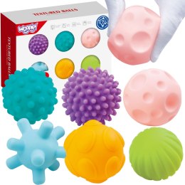 WOOPIE BABY Piłeczki Sensoryczne do Ściskania 6 el.