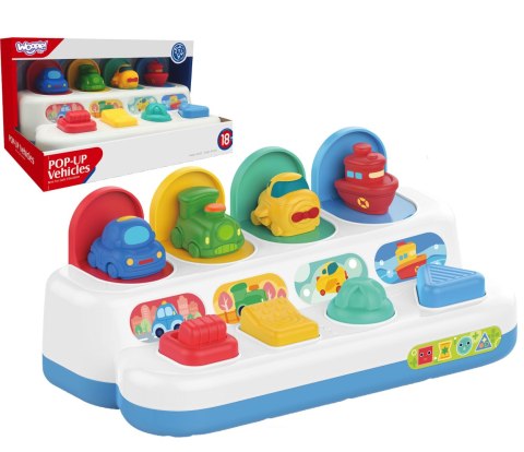 WOOPIE BABY Zabawka Edukacyjna Wyskakujące Pojazdy POP-UP WOOPIE BABY Zabawka Edukacyjna Wyskakujące Pojazdy POP-UP