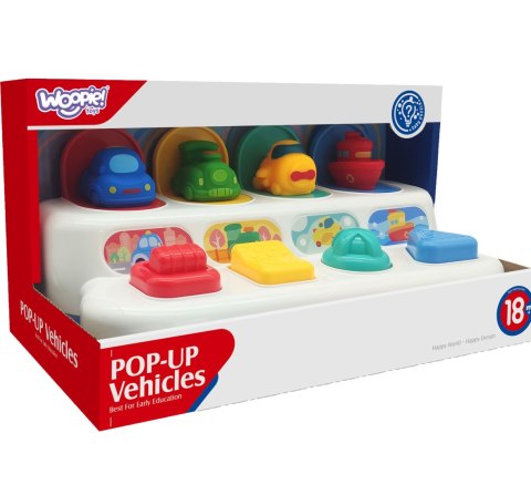 WOOPIE BABY Zabawka Edukacyjna Wyskakujące Pojazdy POP-UP WOOPIE BABY Zabawka Edukacyjna Wyskakujące Pojazdy POP-UP