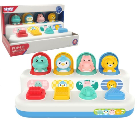 WOOPIE BABY Zabawka Edukacyjna Wyskakujące Zwierzątka POP-UP WOOPIE BABY Zabawka Edukacyjna Wyskakujące Zwierzątka POP-UP