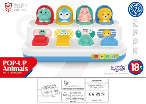 WOOPIE BABY Zabawka Edukacyjna Wyskakujące Zwierzątka POP-UP WOOPIE BABY Zabawka Edukacyjna Wyskakujące Zwierzątka POP-UP