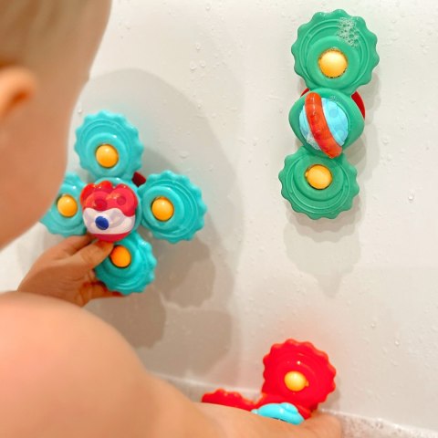 WOOPIE BABY Gryzak Spinner Wirujący z Przyssawką Zestaw 3 szt WOOPIE BABY Gryzak Spinner Wirujący z Przyssawką Zestaw 3 szt