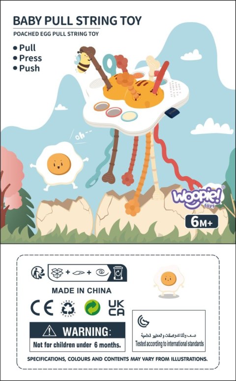 WOOPIE BABY Zabawka Sensoryczna Montessori Gryzak Grzechotka Wielofunkcyjny UFO WOOPIE BABY Zabawka Sensoryczna Montessori Gryzak Grzechotka Wielofunkcyjny UFO