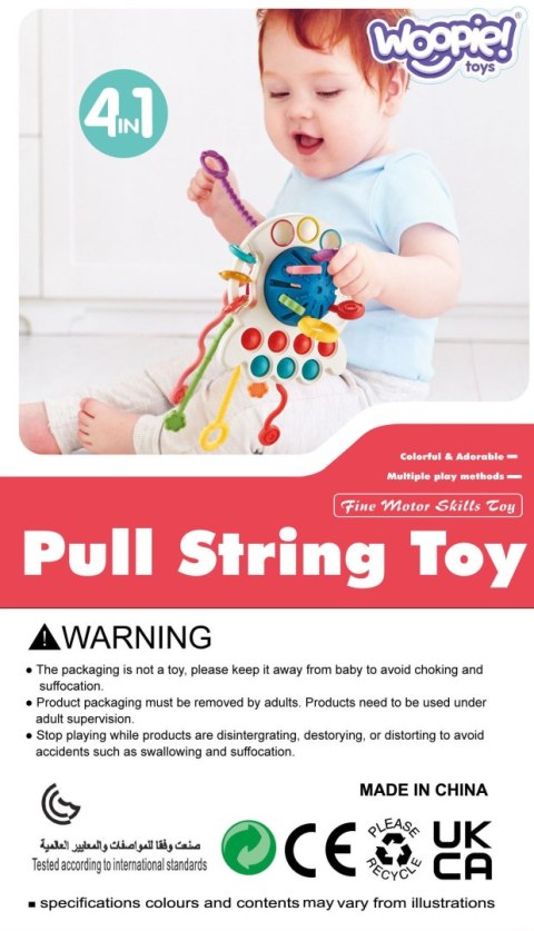 WOOPIE BABY Zabawka Sensoryczna Montessori Gryzak Wielofunkcyjny 0+ WOOPIE BABY Zabawka Sensoryczna Montessori Gryzak Wielofunkcyjny 0+
