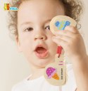 VIGA Drewniana Książeczka do Nauki Alfabetu i Angielskiego Montessori VIGA Drewniana Książeczka do Nauki Alfabetu i Angielskiego Montessori