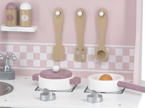 VIGA PolarB Drewniana Kuchnia z Akcesoriami Silver - Pink VIGA PolarB Drewniana Kuchnia z Akcesoriami Silver - Pink