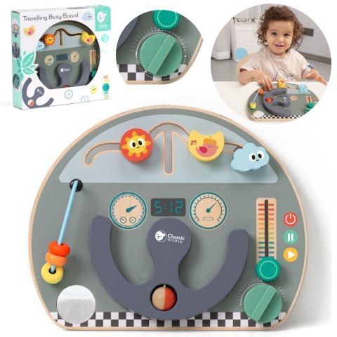CLASSIC WORLD Tablica Manipulacyjna Wielofunkcyjna 6w1 Podróżowanie CLASSIC WORLD Tablica Manipulacyjna Wielofunkcyjna 6w1 Podróżowanie