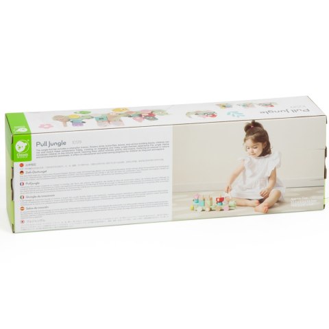 CLASSIC WORLD Montessori Kolejka Gąsienica Drewniana Układanka CLASSIC WORLD Montessori Kolejka Gąsienica Drewniana Układanka