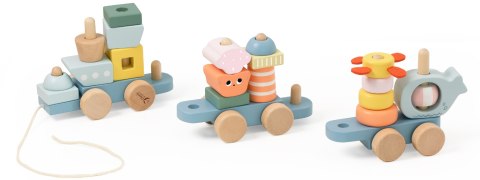 CLASSIC WORLD Montessori Kolejka Ocean Drewniana Układanka CLASSIC WORLD Montessori Kolejka Ocean Drewniana Układanka