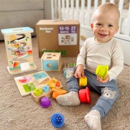 TOOKY TOY Box Pudełko XXL Montessori Edukacyjne 6w1 Sensoryczne 13-15 Mies