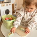 TOOKY TOY Drewniany Zestaw Żywność Warzywa Owoce do nauki krojenia