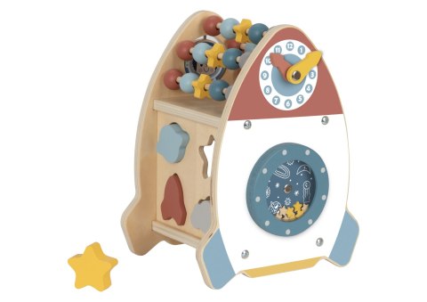 TOOKY TOY Kosmiczna Rakieta Aktywności Sorter Labirynt Drewniany TOOKY TOY Kosmiczna Rakieta Aktywności Sorter Labirynt Drewniany