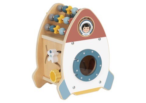 TOOKY TOY Kosmiczna Rakieta Aktywności Sorter Labirynt Drewniany TOOKY TOY Kosmiczna Rakieta Aktywności Sorter Labirynt Drewniany