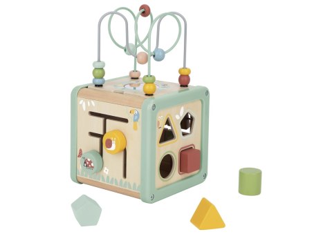 WOOPIE GREEN Drewniana Kostka Aktywności Multifunkcyjna Edukacyjna Sorter WOOPIE GREEN Drewniana Kostka Aktywności Multifunkcyjna Edukacyjna Sorter