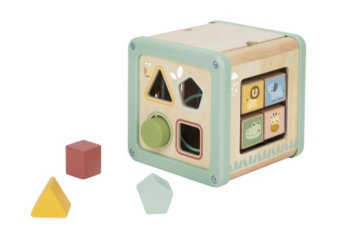 WOOPIE GREEN Drewniana Kostka Aktywności Multifunkcyjna Edukacyjna Sorter WOOPIE GREEN Drewniana Kostka Aktywności Multifunkcyjna Edukacyjna Sorter