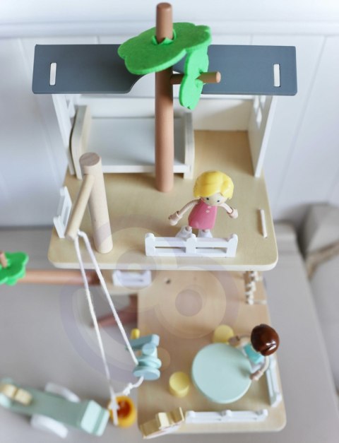 CLASSIC WORLD Drewniany Domek na Drzewie dla Lalek 31 el. CLASSIC WORLD Drewniany Domek na Drzewie dla Lalek 31 el.