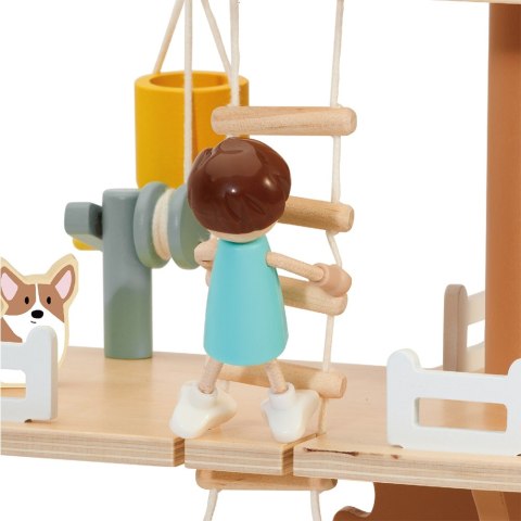 CLASSIC WORLD Drewniany Domek na Drzewie dla Lalek 31 el. CLASSIC WORLD Drewniany Domek na Drzewie dla Lalek 31 el.