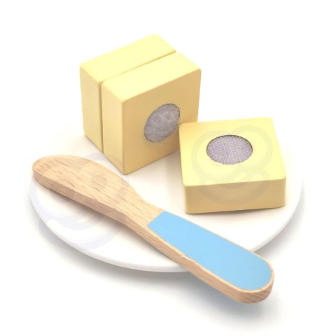 TOOKY TOY Toster Drewniany Pastelowy Zestaw Śniadaniowy TOOKY TOY Toster Drewniany Pastelowy Zestaw Śniadaniowy