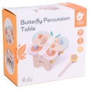 CLASSIC WORLD Wbijak, Przebijak Pastelowy Motylek Montessori z Młoteczkiem