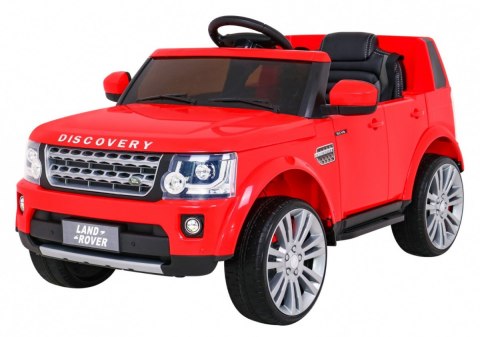 Land Rover Discovery Autko elektryczne dla dzieci Czerwony + Pilot + Koła EVA + Wolny Start + Radio MP3 Land Rover Discovery Autko elektryczne dla dzieci Czerwony + Pilot + Koła EVA + Wolny Start + Radio MP3