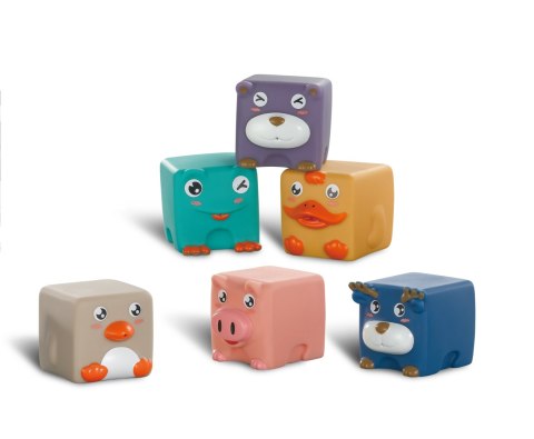WOOPIE BABY Klocki Sensoryczne Układanka do Ściskania Dźwięk Zwierzątka 12 el. WOOPIE BABY Klocki Sensoryczne Układanka do Ściskania Dźwięk Zwierzątka 12 el.
