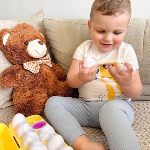 WOOPIE Układanka Jajka Montessori - Dopasuj Kształty i Kolory WOOPIE Układanka Jajka Montessori - Dopasuj Kształty i Kolory