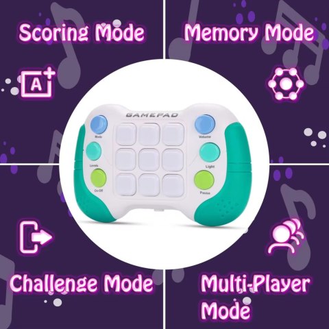WOOPIE Elektroniczna Gra Zręcznościowa Pop-It Fidget Toy Gamepad Niebieski WOOPIE Elektroniczna Gra Zręcznościowa Pop-It Fidget Toy Gamepad Niebieski
