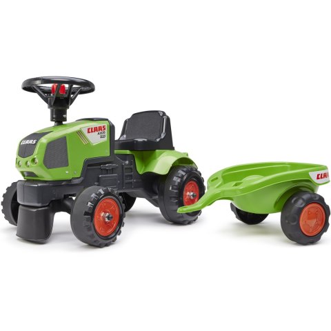 FALK Traktorek Baby Claas Axos 310 Zielony z Przyczepką od 1 roku FALK Traktorek Baby Claas Axos 310 Zielony z Przyczepką od 1 roku
