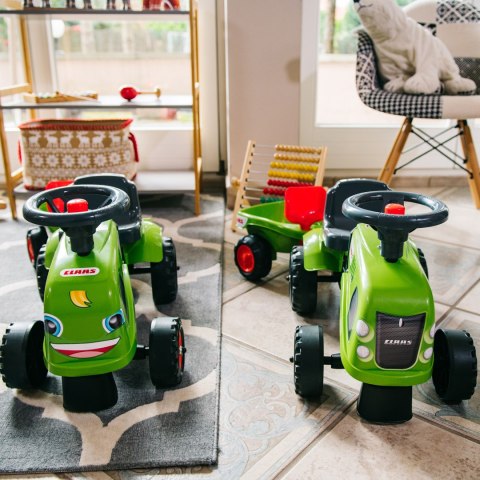 FALK Traktorek Baby Claas Zielony z Przyczepką + akc. od 1 roku FALK Traktorek Baby Claas Zielony z Przyczepką + akc. od 1 roku