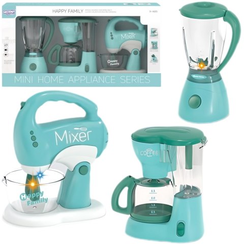 WOOPIE Zestaw AGD dla Dzieci 3w1 Mikser Blender Robot Kuchenny WOOPIE Zestaw AGD dla Dzieci 3w1 Mikser Blender Robot Kuchenny