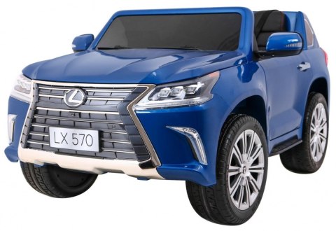 Lexus LX570 Lakierowane Autko dla 2 dzieci Niebieski + Pilot + Koła EVA + Radio MP3 LED Lexus LX570 Lakierowane Autko dla 2 dzieci Niebieski + Pilot + Koła EVA + Radio MP3 LED