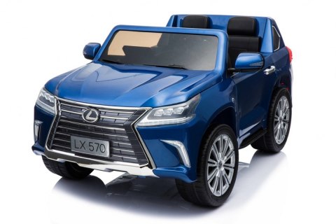 Lexus LX570 Lakierowane Autko dla 2 dzieci Niebieski + Pilot + Koła EVA + Radio MP3 LED Lexus LX570 Lakierowane Autko dla 2 dzieci Niebieski + Pilot + Koła EVA + Radio MP3 LED